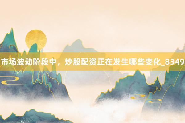 市场波动阶段中，炒股配资正在发生哪些变化_8349