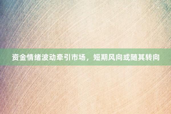 资金情绪波动牵引市场，短期风向或随其转向