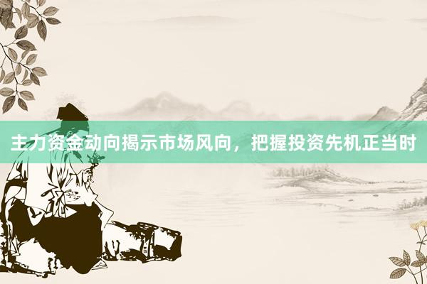 主力资金动向揭示市场风向，把握投资先机正当时