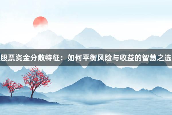 股票资金分散特征：如何平衡风险与收益的智慧之选